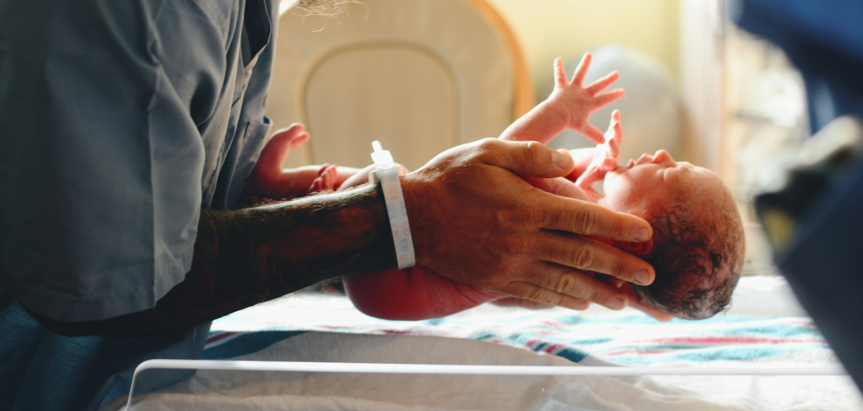 Patientnära absorbent.