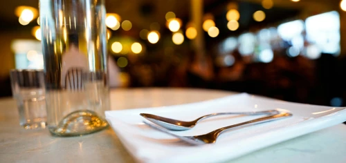 Restaurangduk svart.