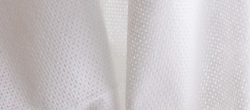 Genombruten draperad torkduk.